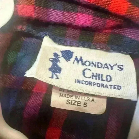 Monday's Child Vintage‎ Dress Size 5 - Made In USA - Picture 5 of 5